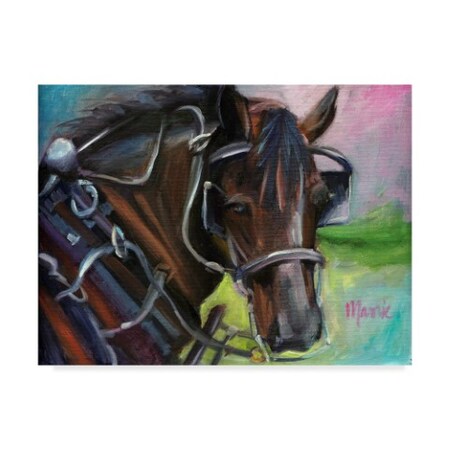 Trademark Fine Art Marnie Bourque 'Charleston Working Horse' Canvas Art, 18x24 ALI21340-C1824GG